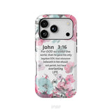 For God So Loved The World John 3:16 Bible Verse Phone Case iPhone 18 Pro / Tough Case