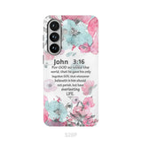 For God So Loved The World John 3:16 Bible Verse Phone Case Samsung Galaxy S26 Plus / Tough Case