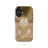 For God so loved the world John 3:16 KJV Bible verse phone case iPhone 16 / Tough Case