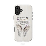 For He Shall Give His Angels Charge Over Thee Psalm 91:11 Phone Case iPhone 16 Plus / Tough Case