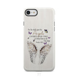 For he shall give his angels charge over thee Psalm 91:11 Phone Case iPhone 7 / Tough