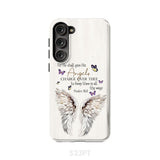 For he shall give his angels charge over thee Psalm 91:11 Phone Case Samsung Galaxy S23 Plus / Tough