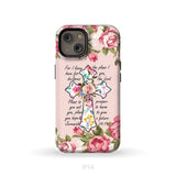 For I know I have plans I have for you Jeremiah 29:11 Christian phone case iPhone 14 / Tough Case