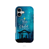 For unto us a child is born Christmas phone case iPhone 17 / Tough Case