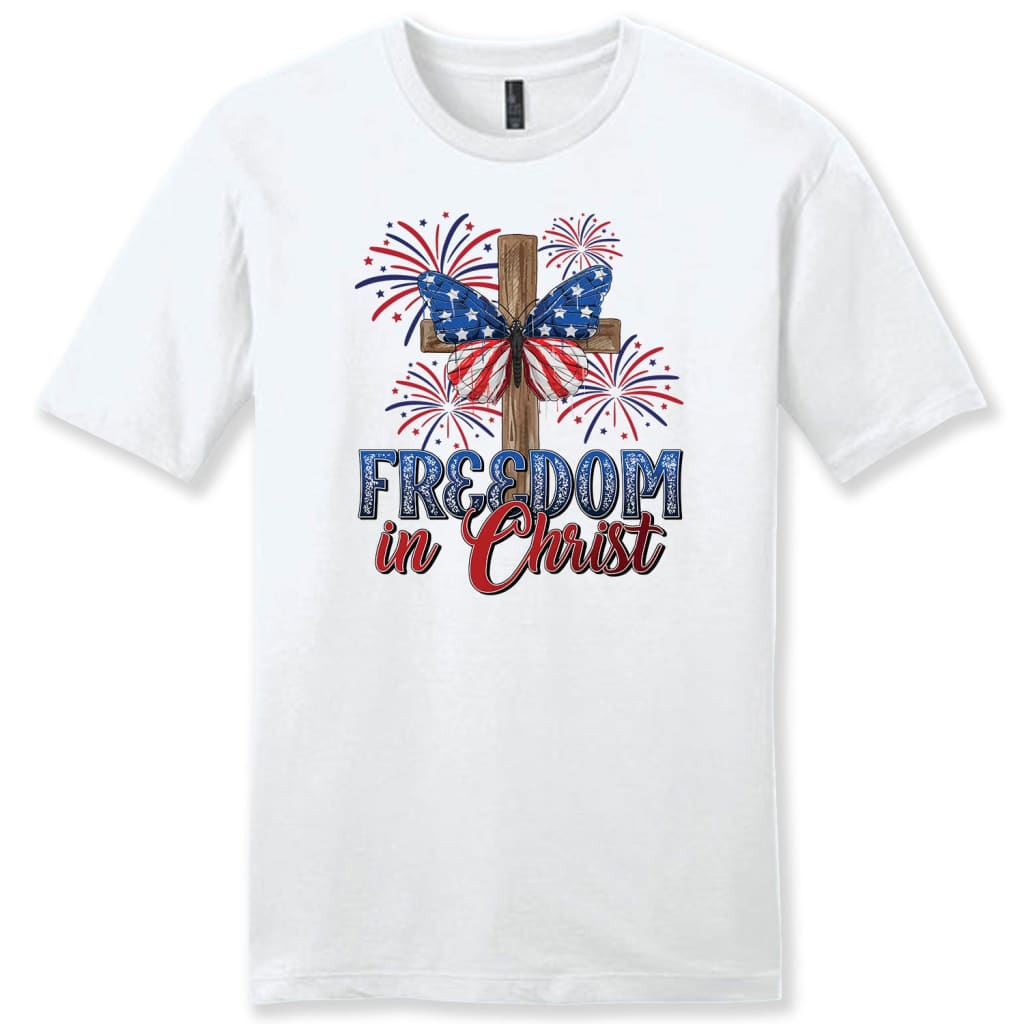 Freedom in Christ men’s t-shirt White / S