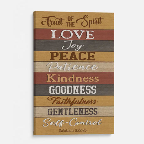 Christian décor with Bible verse on love, joy, and peace, perfect gift for encouragement and daily faith.