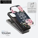 God is within her she will not fall Psalm 46:5 bible verse phone case