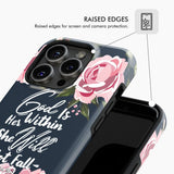 God is within her she will not fall Psalm 46:5 bible verse phone case