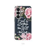 God is within her she will not fall Psalm 46:5 bible verse phone case Samsung Galaxy S26 / Tough Case