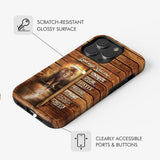 God says you are Lion and Lamb phone case - Christian cases
