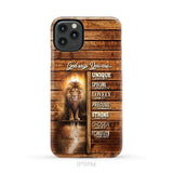 God says you are Lion and Lamb phone case - Christian phone cases iPhone 11 Pro Max / Tough Case