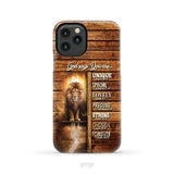 God says you are Lion and Lamb phone case - Christian phone cases iPhone 11 Pro / Tough Case