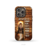 God says you are Lion and Lamb phone case - Christian phone cases iPhone 14 Pro / Tough Case