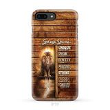 God says you are Lion and Lamb phone case - Christian phone cases iPhone 7 Plus / Tough Case