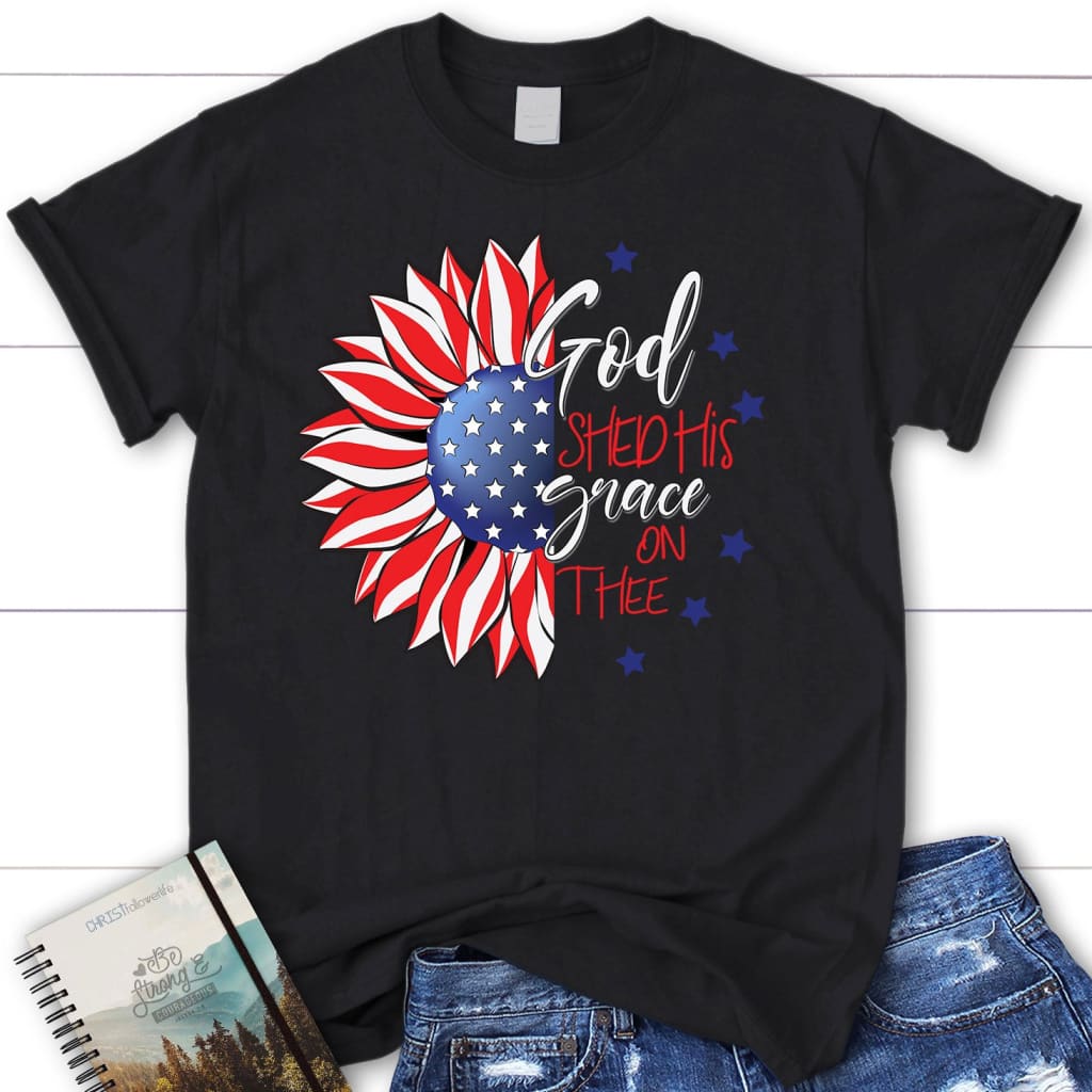 God shed his grace on thee Women’s t-shirt Black / S
