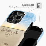 God will carry you Isaiah 46:4 Bible verse phone case