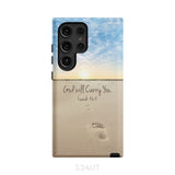 God will carry you Isaiah 46:4 Bible verse phone case Samsung Galaxy S24 Ultra / Tough