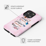 Grateful thankful blessed phone case Butterfly floral Christian cases