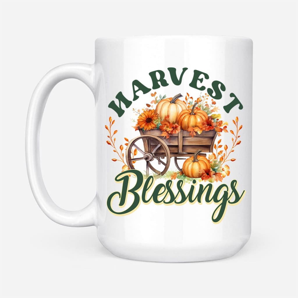 Harvest Blessings Coffee Mug 15 oz