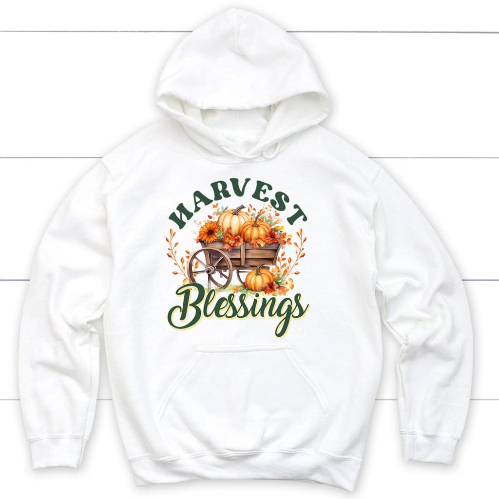 Harvest Blessings Hoodie White / S
