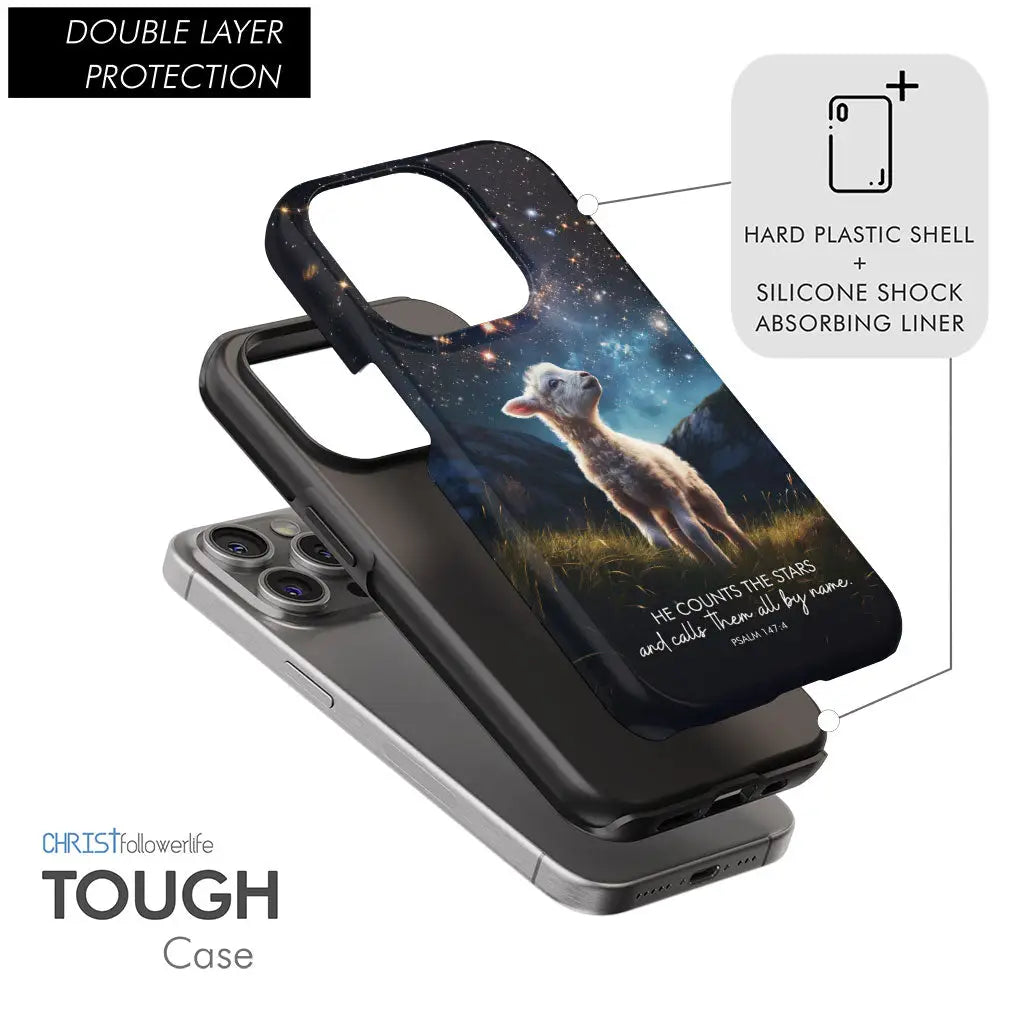 He Counts The Stars And Calls Them All By Name Psalm 147:4 Phone Case