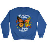 He Has Made Everything Beautiful In Its Time Autumn Sweatshirt Royal / S