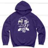 He Left the 99 to Rescue Me Hoodie Purple / S