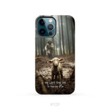 He Left the 99 to Rescue Me Jesus and Lost Sheep Phone Case iPhone 12 Pro / Tough Case