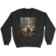 He Left the 99 to Rescue Me Jesus and Lost Sheep Sweatshirt Black / S