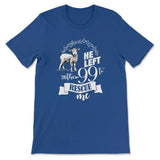He Left the 99 to Rescue Me Women’s T-shirt True Royal / S