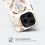 He shall cover you with his feathers Psalm 91:4 phone case