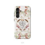 He shall cover you with his feathers Psalm 91:4 phone case Samsung Galaxy S25 / Tough Case