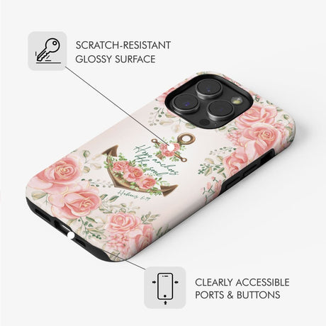 Hope Anchors the Soul Hebrews 6:19 Phone Case