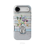 Hummingbird flowers Today I choose joy phone case iPhone 17 Air / Tough Case