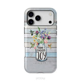 Hummingbird flowers Today I choose joy phone case iPhone 17 Pro Max / Tough Case
