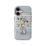 Hummingbird flowers Today I choose joy phone case iPhone 17 / Tough Case