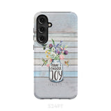 Hummingbird flowers Today I choose joy phone case Samsung Galaxy S24 Plus / Tough