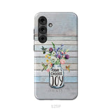 Hummingbird flowers Today I choose joy phone case Samsung Galaxy S25 Plus / Tough Case