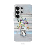 Hummingbird flowers Today I choose joy phone case Samsung Galaxy S26 Ultra / Tough Case