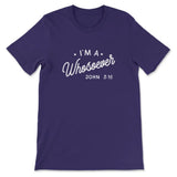 I Am A Whosoever John 3:16 T-shirt Team Purple / S
