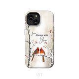 I Am Always With You Cardinals In Winter Christian Phone Case iPhone 15 / Tough