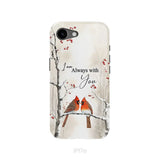 I Am Always With You Cardinals In Winter Christian Phone Case iPhone 17e / Tough Case