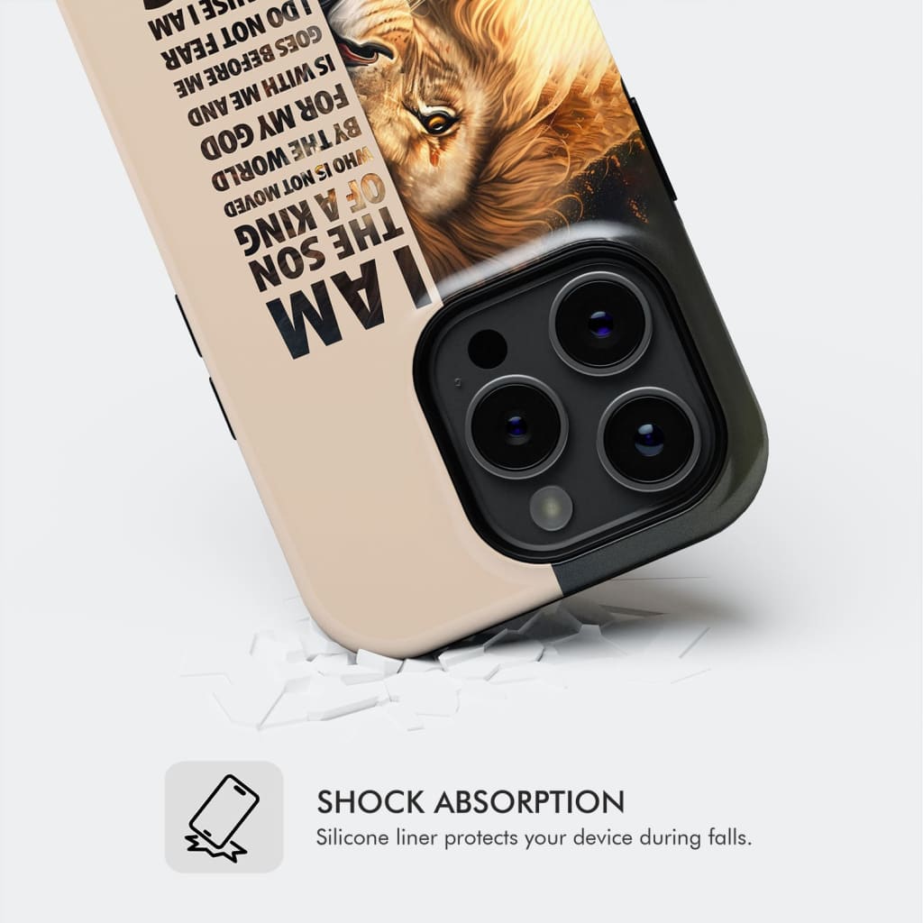I am the son of a King phone case