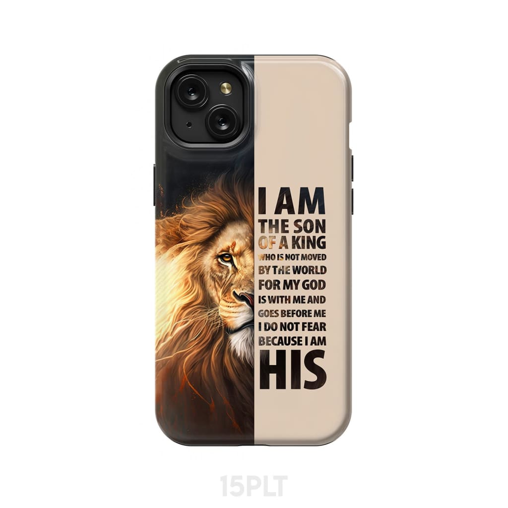 I am the son of a King phone case iPhone 15 Plus / Tough