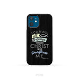 I can do all things through Christ Philippians 4:13 Bible verse phone case iPhone 12 Mini / Tough Case