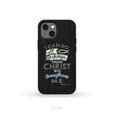 I can do all things through Christ Philippians 4:13 Bible verse phone case iPhone 13 Mini / Tough Case