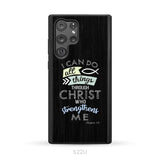 I can do all things through Christ Philippians 4:13 Bible verse phone case Samsung Galaxy S22 Ultra / Tough Case