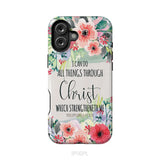 I can do all things through Christ Philippians 4:13 KJV phone case Christian phone cases iPhone 16 Plus / Tough Case
