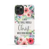 I can do all things through Christ Philippians 4:13 KJV phone case Christian phone cases iPhone 11 Pro Max / Tough Case