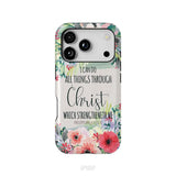 I can do all things through Christ Philippians 4:13 KJV phone case Christian phone cases iPhone 18 Pro / Tough Case